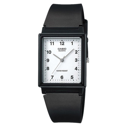 Casio General MQ-27-7BDF White Dial Black Resin Band