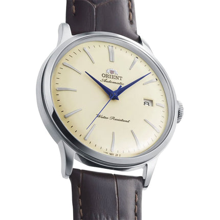Orient Classic RA-AC0033Y Bambino Automatic Ivory Dial Brown Leather Strap
