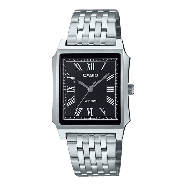 Casio General MTP-B190D-1BVDF Black Dial Stainless Steel Band