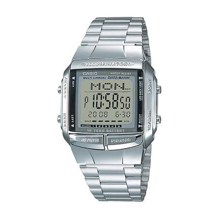 Casio General DB-360-1ADF Data Bank Digital Dial Stainless Steel Band