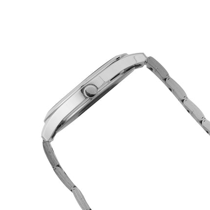 Alba Prestige AJ6157X1 Men Silver White Dial Stainless Steel Strap