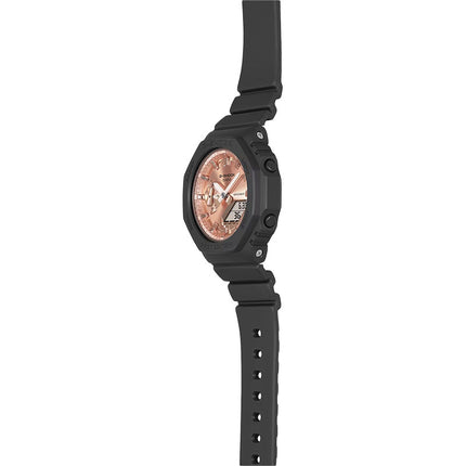 Casio G-Shock X ITZY GMA-S2100MD-1ADR CasiOak Pink Metallic Collection Black Resin Band