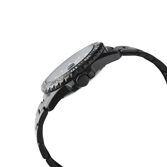 Alba Active AS9N23X1 Men Black Dial Black Stainless Steel Strap