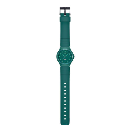 Casio General MQ-24B-3BDF Pop Analog Green Dial Green Resin Band
