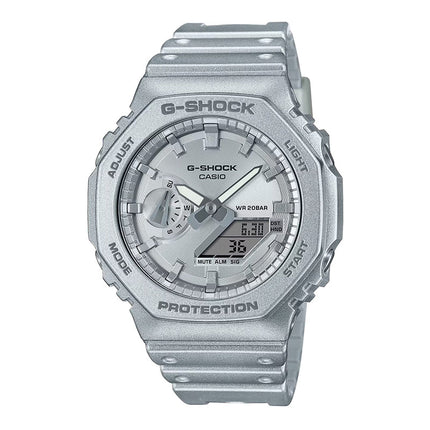 Casio G-Shock GA-2100FF-8ADR CasiOak Forgotten Future Series Metalic Silver Resin Band
