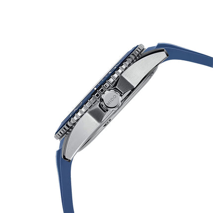 MIDO Ocean Star M042.430.17.041.00 Men 200C Blue Dial Blue Rubber Strap