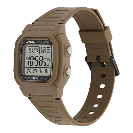 Casio General W-800H-5AVDF Digital Dial Brown Resin Band