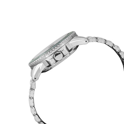 Alba Mechanical AU4053X1 Automatic Men Green Dial Stainless Steel Strap