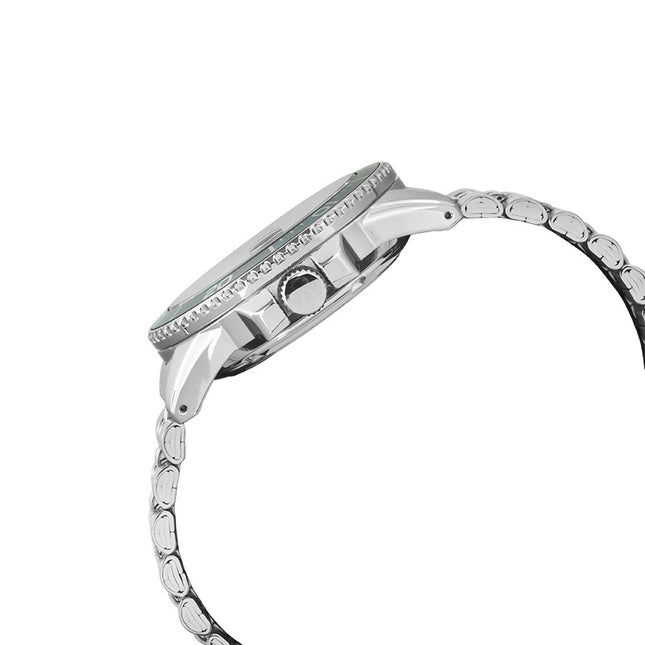 Alba Mechanical AU4053X1 Automatic Men Green Dial Stainless Steel Strap