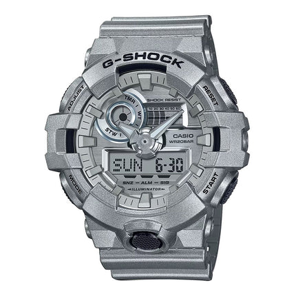 Casio G-Shock GA-700FF-8ADR Forgotten Future Series Digital Analog Dial Metalic Silver Resin Band