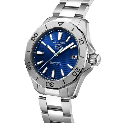 TAG Heuer Aquaracer Professional 200 Solargraph 40mm WBP1113.BA0000 Blue Dial Stainless Steel
