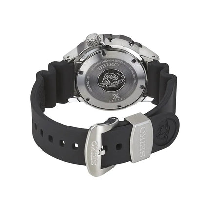 Seiko Prospex SRPD27K1 Monster Automatic Divers 200M Black Dial Black Rubber Strap