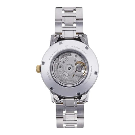 Orient RA-AS0007S Automatic Sun & Moon Open Heart Dial Dual Tone Stainless Steel Strap