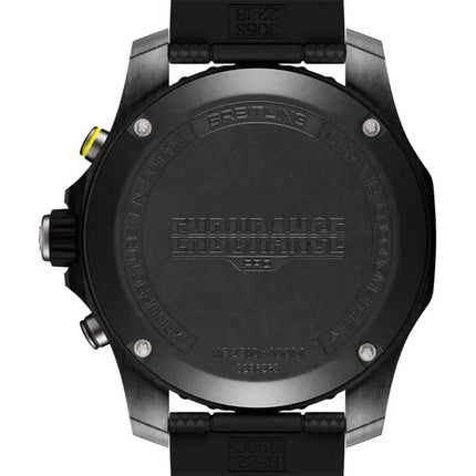 Breitling Endurance Pro 44 X82310E51B1S2 Men Chronometer Black Dial Black Rubber Strap