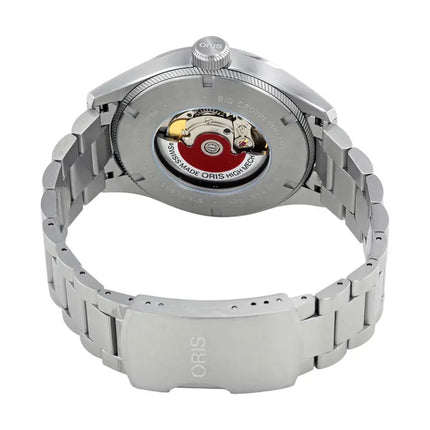 Oris Pro Pilot 01-748-7710-4063-07-8-22-19 Big Crown GMT Grey Dial Stainless Steel Strap