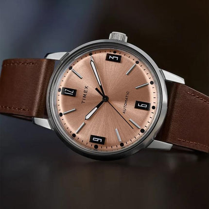Timex Marlin Automatic Salmon Dial Men TW2W33800ZV
