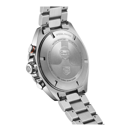 TAG Heuer Formula 1 CAZ101AT.BA0842 Gulf Chronograph Blue Dial Steel Strap