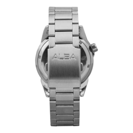 Alba AL4417X1 Automatic Men Red Dial Stainless Steel Strap