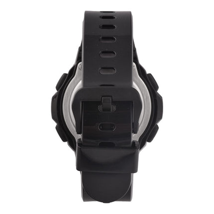 Casio General LWS-1200H-1A2VDF Pink Digital Dial Black Resin Band