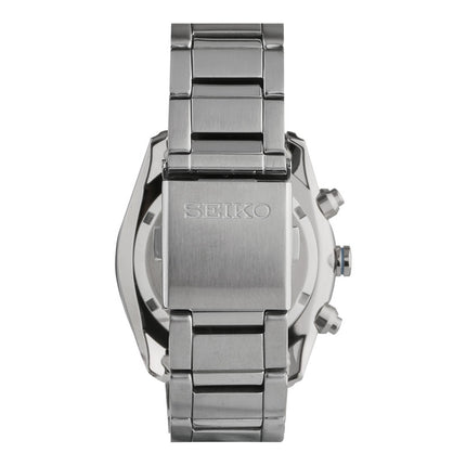 Seiko Solar SSC121P1 Chronograph Silver Dial Stainless Steel Strap