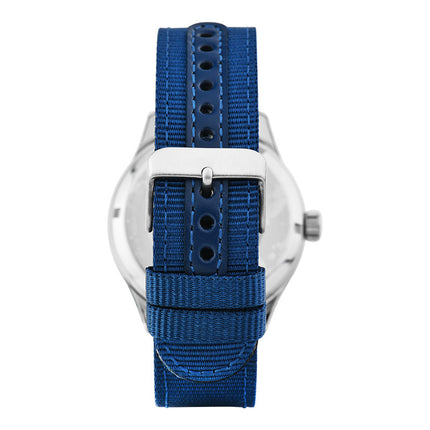 Alba Mechanical Field Military AL4219X1 Men Blue Dial Blue Nylon Strap