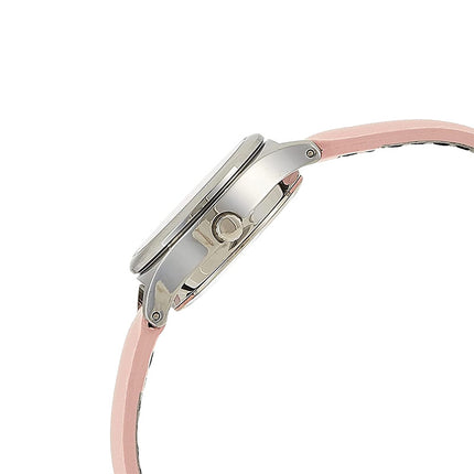 Casio General LTP-V006L-4BUDF Ladies Pink Dial Pink Leather Band