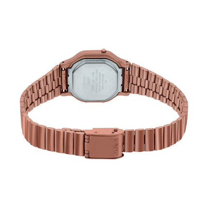 Casio General Vintage LA-11WR-5ADF Rose Gold Digital Dial Rose Gold Stainless Steel Band