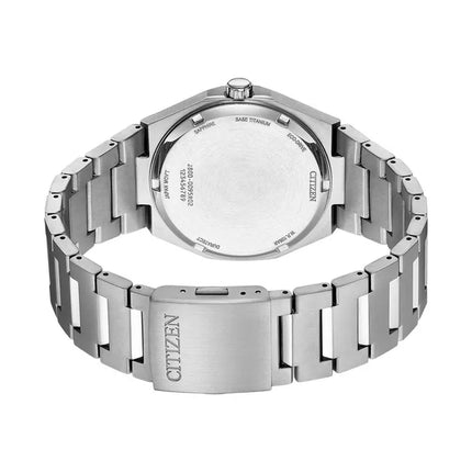 Citizen Eco Drive AW0130-85X Zenshin Super Titanium Green Dial Titanium Strap