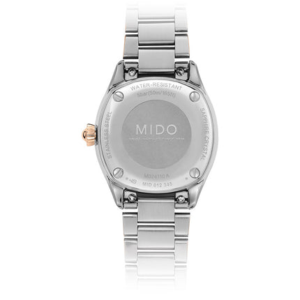 Mido Belluna M024.110.22.103.00 Royal Lady Pearl Oyster Dial Stainless Steel Strap