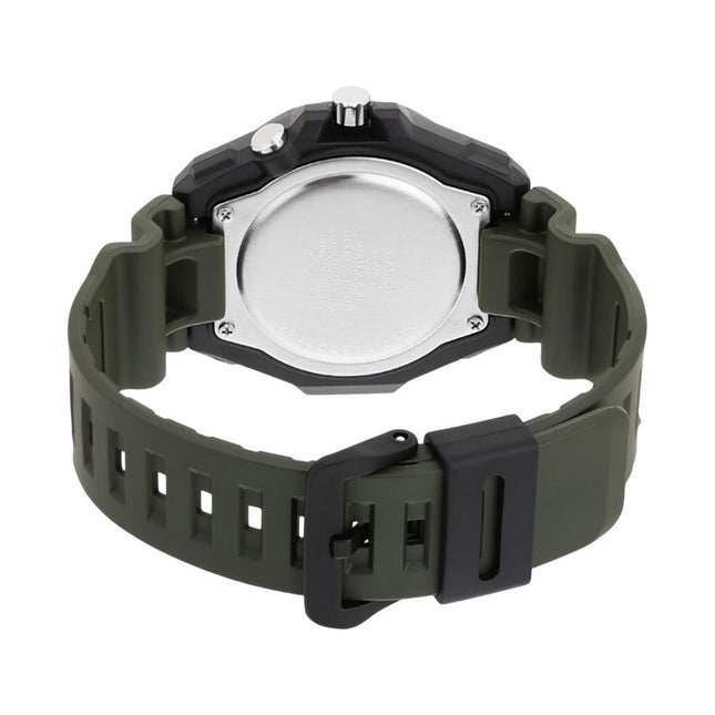 Casio General MW-620H-3AVDF Green Dial Black Resin Band
