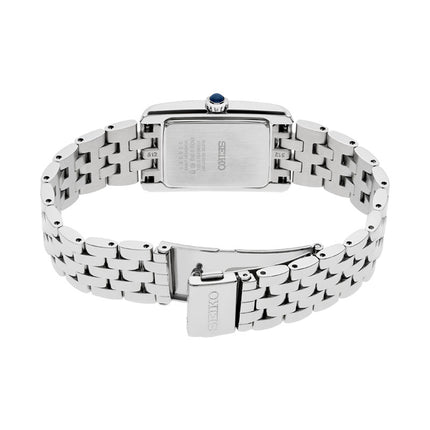 Seiko Ladies SWR091P1 Discover More Silver Dial Stainless Steel Strap