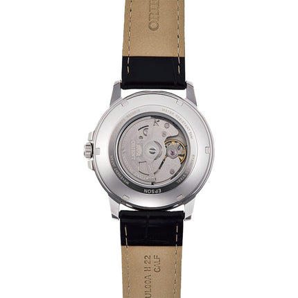 Orient RA-AA0C04B Men Black Dial Black Leather Strap