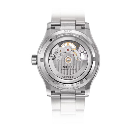 MIDO Multifort M038.436.11.061.00 Automatic Skeleton Vertigo Anthracite Dial Stainless Steel Strap