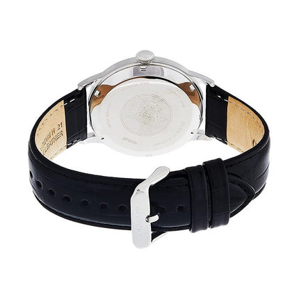 Orient Bambino TAC0000AB Automatic 2nd Generation Men Black Dial Black Leather Strap