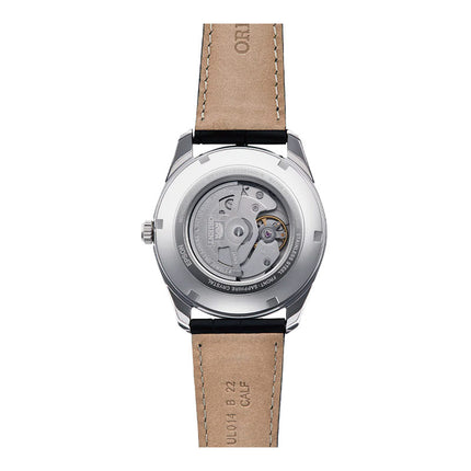 Orient Classic RA-AK0310S Automatic Sun & Moon White Dial Black Leather Strap