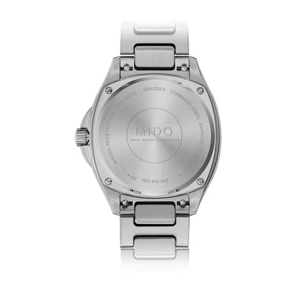 MIDO Multifort TV 35 M049.307.11.106.00 Men Automatic Mother Of Pearl Dial Stainless Steel Strap