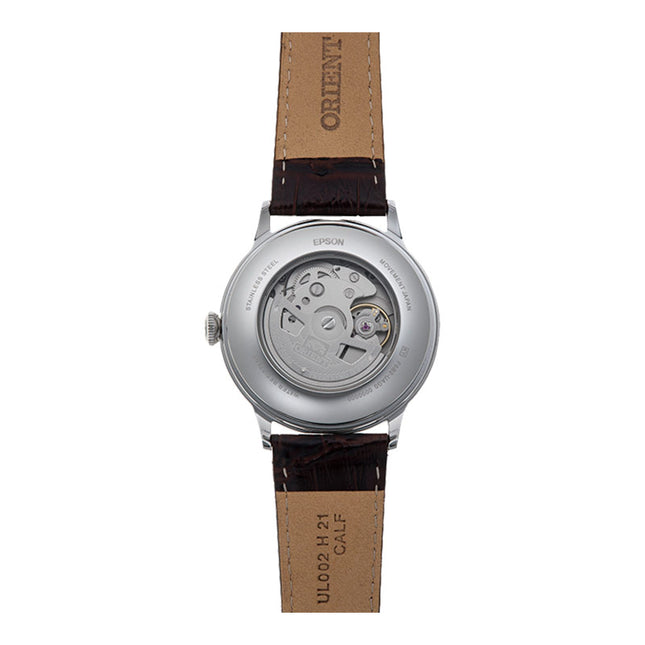 Orient Classic RA-AK0705R Bambino Automatic Red Dial Brown Leather Strap