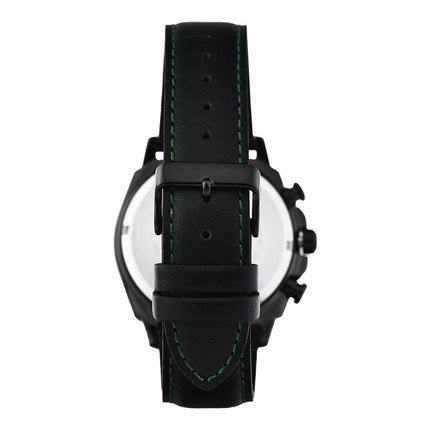 Casio Edifice EFV-600CL-3AVUDF Chronograph Men Green Dial Black Leather Band