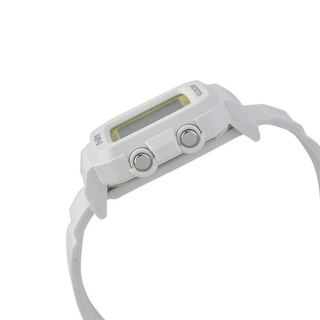 Casio Baby-G + Plus BGD-10K-7DR 30th Anniversary Digital Dial White Resin Band + Case Holder Set 
