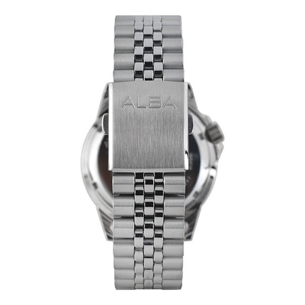 Alba Mechanical AL4647X1 Automatic Men Green Dial Stainless Steel Strap