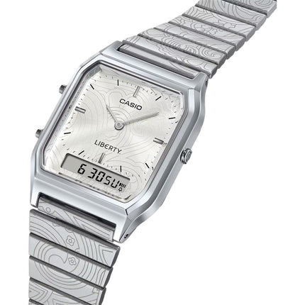 Casio General AQ-230ELT-7ADR Vintage Liberty Collaboration Model Stainless Steel Band