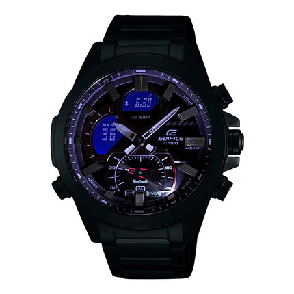 Casio Edifice ECB-30DC-1ADF Smartphone Link Model Digital Analog Dial Black Stainless Steel Band
