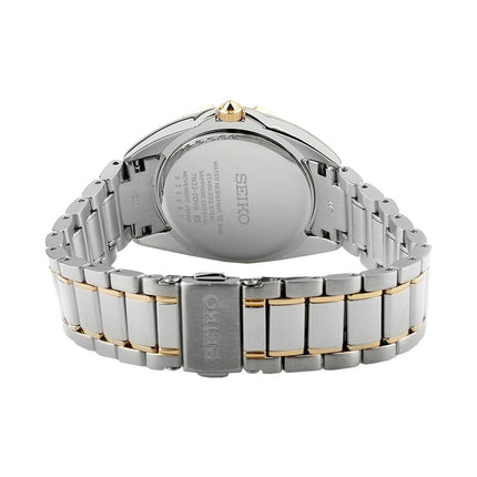 Seiko Classic SKK886P1 Diamond Mother Of Pearl Dial Dual Tone Stainless Steel Strap