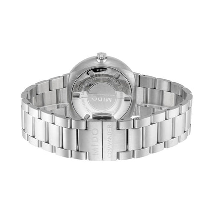 MIDO Commander M014.430.11.031.80 Datoday Automatic Silver Dial Stainless Steel Strap