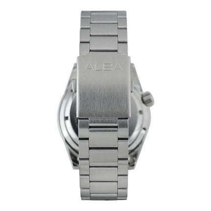 Alba Mechanical AL4705X1 Automatic Men Turquoise Dial Stainless Steel Strap