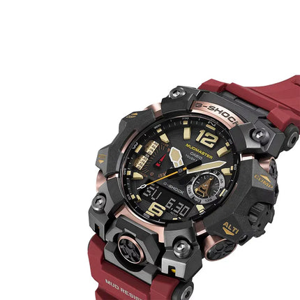 Casio G-Shock Mudmaster GWG-B1000-1A4DR Master Of G-Land Digital Analog Dial Red Resin Band