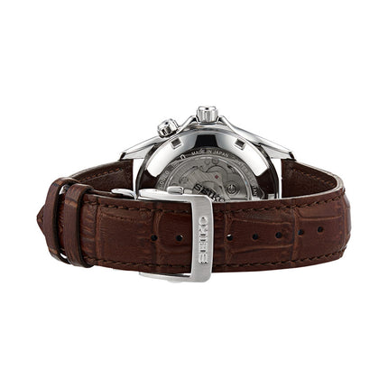 Seiko Prospex SPB121J1 Alpinist Green Dial Brown Leather Strap