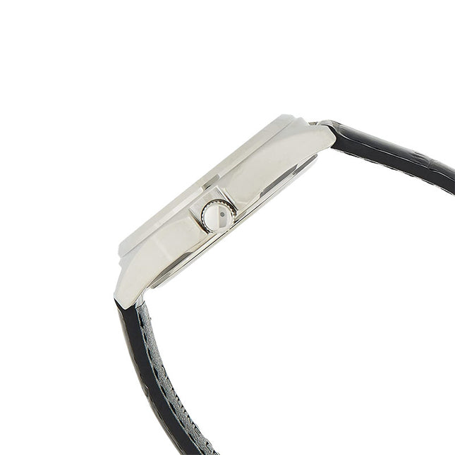 Casio MTP-1183E-7BDF Enticer Men White Dial Black Leather Band
