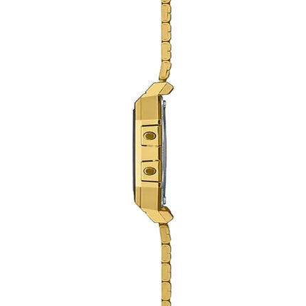 Casio A700WG-9ADF Vintage Ladies Digital Dial Gold Stainless Steel Band