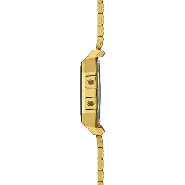 Casio A700WG-9ADF Vintage Ladies Digital Dial Gold Stainless Steel Band